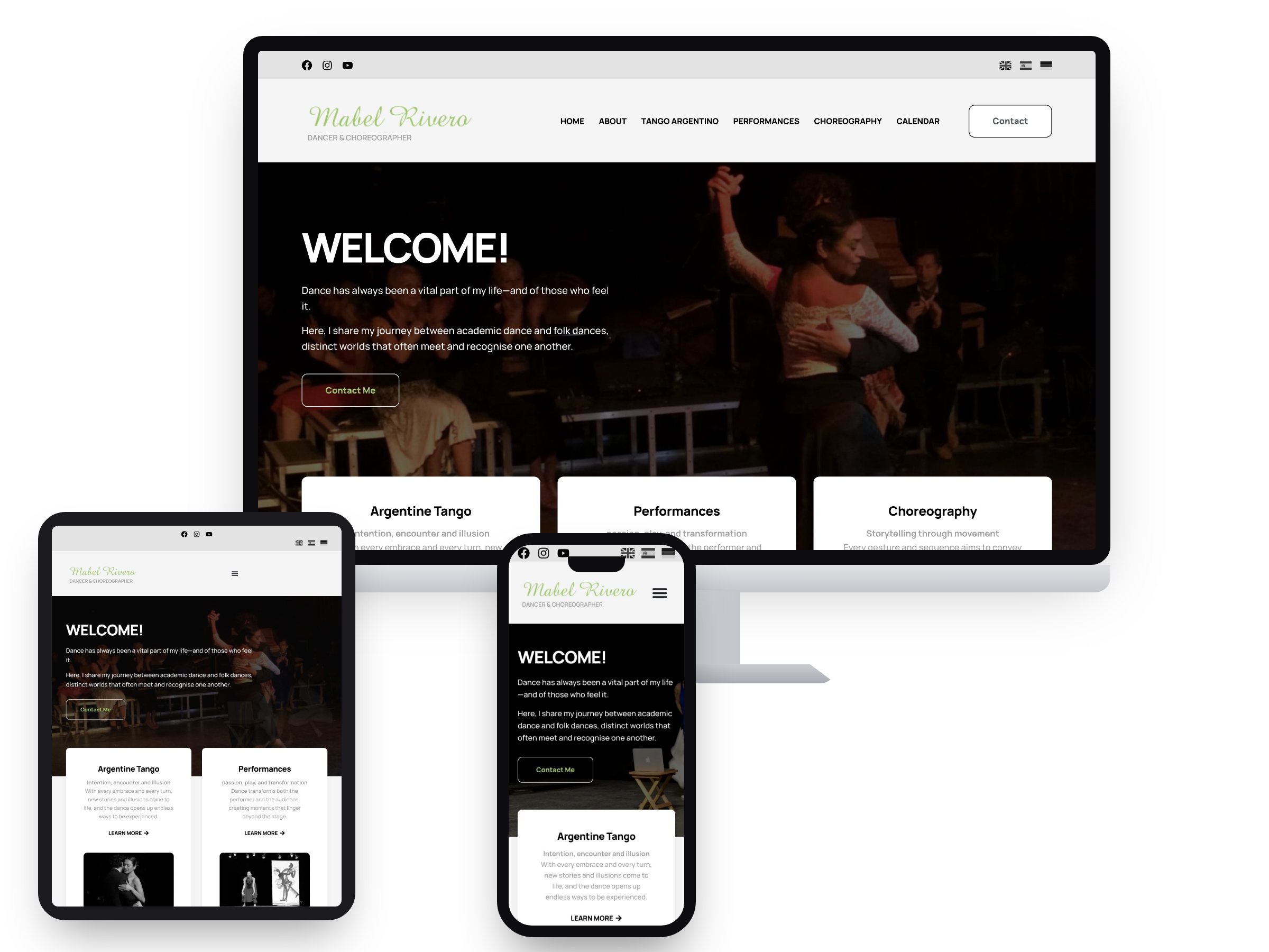 Mabel Rivero — Web Design by Xpose