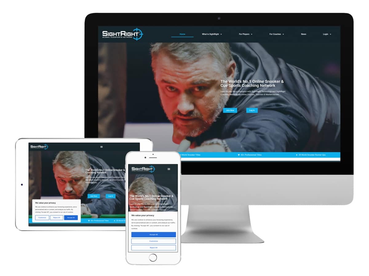 SightRight — Web Design by Xpose
