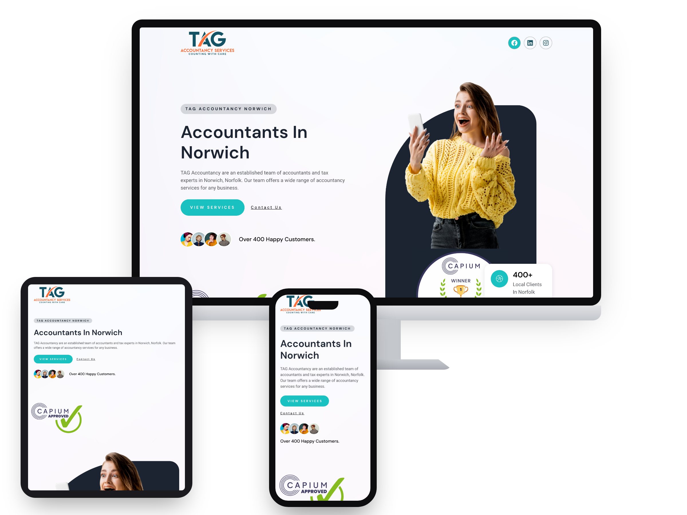 TAG Accountancy — Web Design by Xpose